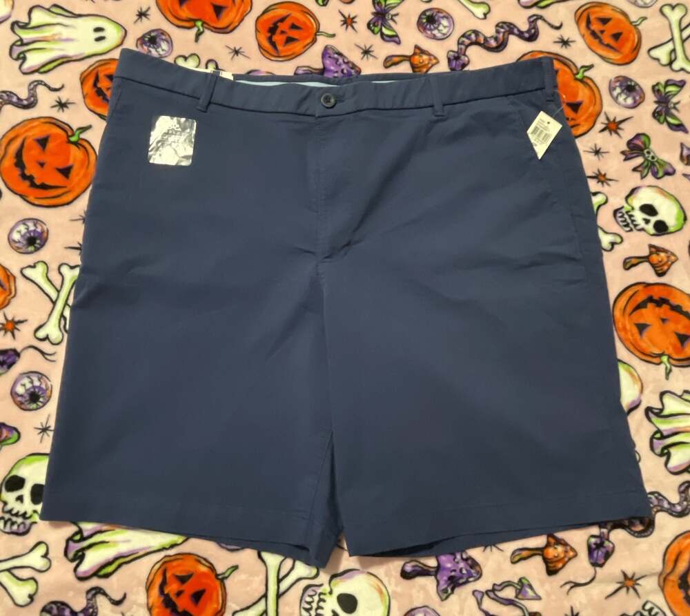 IZOD Ultraflex Performance Shorts Men's 42x9.5 Club Blue